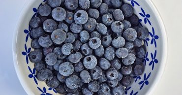 blueberries, fruit, bowl